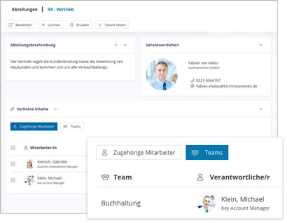 IntranetBOX Module IntranetBOX Module Abteilung
